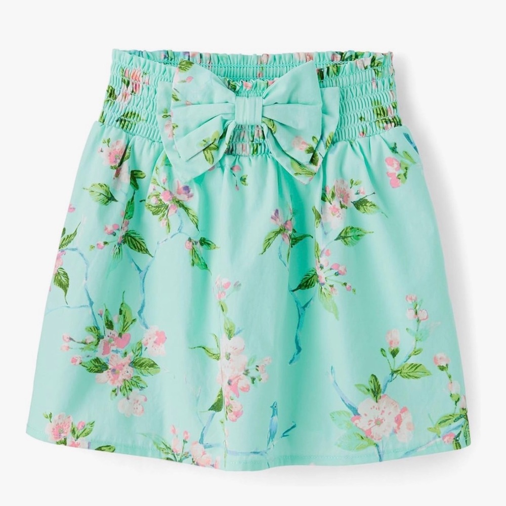 Gymboree Floral Aqua Skirt